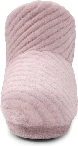 Miniatura 3 de HOMEHOT Pantuflas de invierno para mujer, cálidas, cómodas, suaves, forro de piel sintética, con forro polar