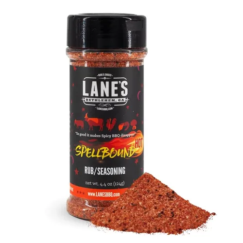 Lane's Spellbound - Condimento para frotar cerdo dulce y picante, condimento natural para frotar los glúteos, frotar costillas para ahumar y asar a