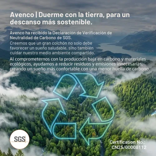 Miniatura 14 de Avenco Colchón individual de 8 pulgadas con espuma de celda abierta para una comodidad transpirable, colchones de espuma viscoelástica de gel