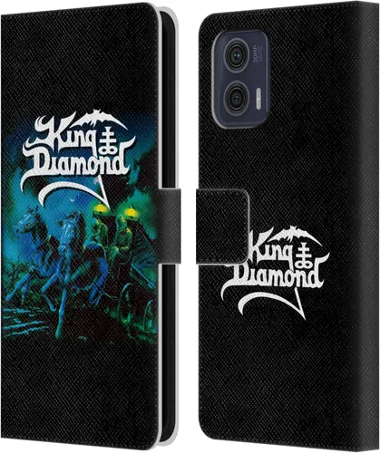 Head Case Designs Officially Licensed King Diamond Abigail Album Poster Leather Book Wallet Case Cover Compatible with Motorola Moto G73 5G