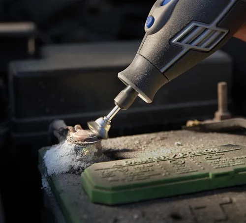 Miniatura 4 de Dremel Cepillos de acero al carbono 442-02 (paquete de 2), diámetro de 1/2