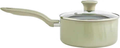 Miniatura 10 de T-fal Sartén antiadherente de cerámica reciclada de 12 pulgadas, apto para horno 350F, ollas y sartenes, utensilios de cocina verde
