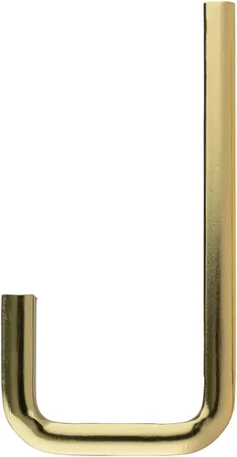Miniatura 4 de National Hardware N337-917 Gancho moderno de caña, 4", oro cepillado