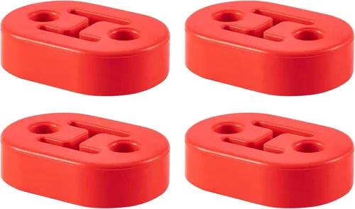 Miniatura 12 de Percha de escape de goma BFXM, perchas de silenciador de goma. Soporte de buje aislador de goma, montajes de escape de goma con 2 agujeros de 0.47