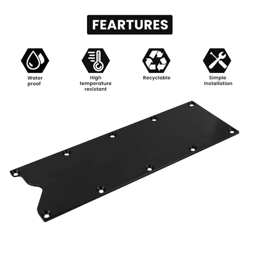 Miniatura 3 de LS Gen 3 Valley Pan Cover Plate Endxedo Low Profile Custom Knock Sensor LSX LS1 LM7 LR4 LQ4 LS6 L59 LQ9 LM4 L33 (negro)