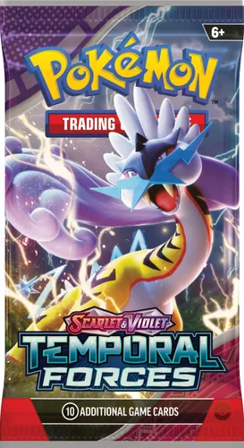 Miniatura 3 de POKEMON TCG: SCARLET Y VIOLET: FUERZAS TEMPORALES: PACK BOOSTER - 10 Cartas