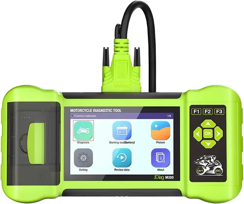 Miniatura 9 de Herramienta de diagnóstico de función de escáner de motocicleta totalmente accesorio, lector de código OBD2, prueba de ABS, prueba de batería