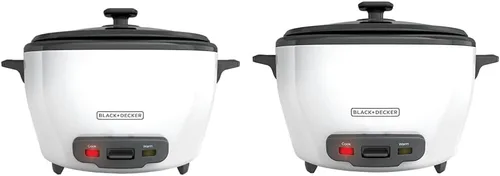 Miniatura 17 de BLACK+DECKER Olla arrocera de 3 tazas, RC503, 1.5 tazas de arroz crudo, cesta de cocción al vapor, recipiente antiadherente extraíble, un toque