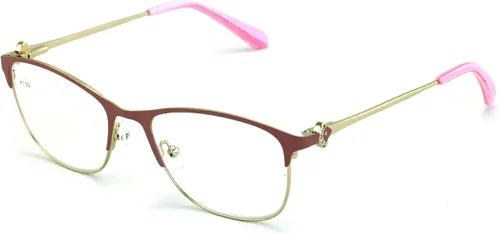 Miniatura 8 de Gafas de lectura con montura óptica de media montura para mujer, diamantes de imitación, lentes transparentes, lentes de metal, color dorado