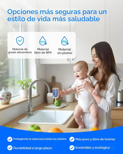Miniatura 4 de Waterdrop Filtro de agua para grifo, compatible con todos los filtros de agua PUR® de repuesto para filtro de agua PUR® PLUS RF9999®, certificado