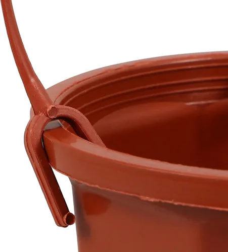 Miniatura 6 de DOITOOL Macetas colgantes de plástico con gancho para plantas Chlorophytum Octogonal Ventilado Root Plantador para Balcón Jardín Decoración