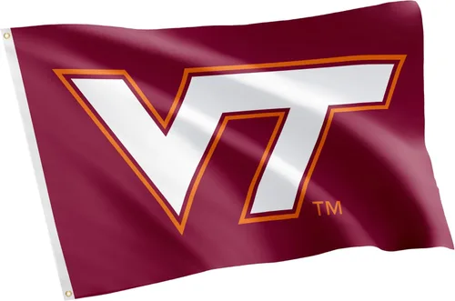 Desert Cactus Virginia Tech VT - Bandera de Hokies de 3 x 5 pies, tela duradera para interiores y exteriores, diseño 100% poliéster (estilo 1)