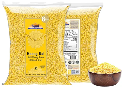 Miniatura 7 de Rani Moong Dal - Lentejas indias de 128 onzas (8 libras), 8.0 lbs a granel, totalmente naturales, aptas para gluten, sin OMG, veganas, origen indio