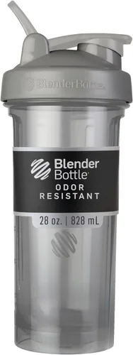 Miniatura 12 de BlenderBottle - Botella mezcladora serie Pro ideal para batidos de proteínas y bebidas de preentrenamiento, 32 onzas, color gris piedra (Pebble Grey)