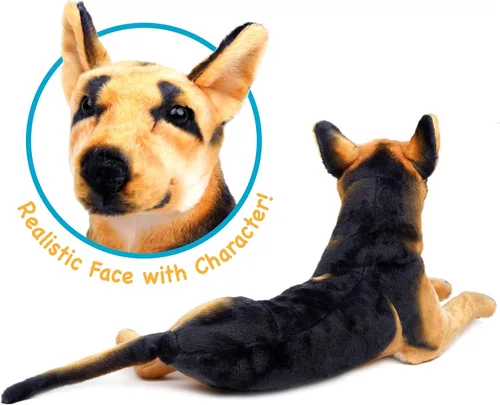 Miniatura 4 de TigerHart Hero El Pastor Alemán - Perro de Peluche de 19 Pulgadas de Felpa