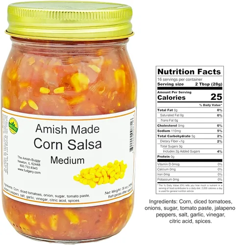 Miniatura 2 de Amish Made Salsa - Tarros de 2 a 16 oz (maíz mediano)