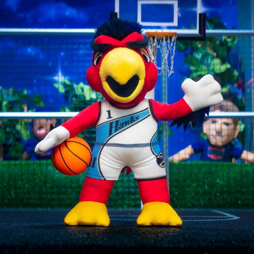 Miniatura 4 de Bleacher Creatures Atlanta Hawks Harry The Hawk Figura de Peluche de 10" - Una Mascota para Jugar o Exhibir