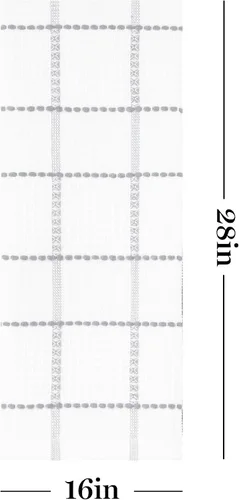 Miniatura 8 de Martha Stewart Modern Waffle - Juego de 6 toallas de cocina de gofres, color gris, 16 x 28 pulgadas