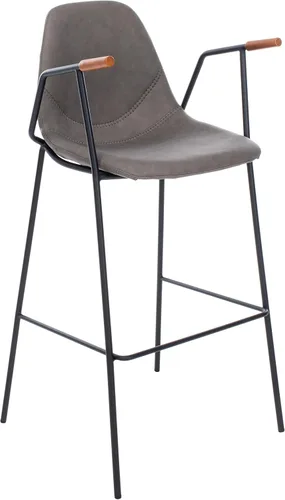 Safavieh Home Collection Tanner Taburete de bar gris ceniza Mid-Century