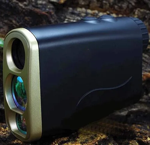 Miniatura 2 de Telémetro de golf multifunción - Pantalla LCD, buscador de rango de 3,280.8 ft, velocímetro impermeable para regla electrónica, telescopio de rango