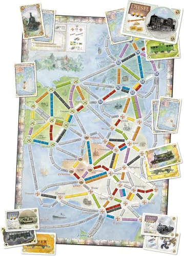 Miniatura 4 de Ticket To Ride Colección mapas volumen 5: juego de mesa Reino Unido