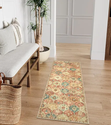 Miniatura 57 de Lahome - Alfombra de marroquí tejida, alfombra para cocina, pasillo, antideslizante, pasillo para entrada, pasillo de lavadero, dormitorio, 274 x