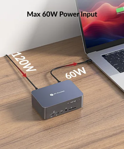 Miniatura 7 de Conmutador KVM AV Access 2 Monitores 2 Computadoras con Ethernet, EDID, 4K@60Hz/2K@144Hz/1080P@240Hz, Estación de acoplamiento KVM de monitor dual