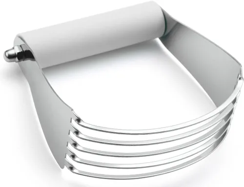 Spring Chef Mezclador de Masa Profesional Blanco para Hornear, Herramienta Cortadora de Masa, Herramienta Cortadora de Hojaldre de Acero Inoxidable