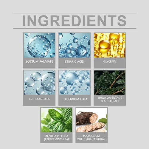 Miniatura 5 de Nature Seven Green Jabón de champú, barra de champú, barra triangular de hierba para adelgazar el cabello, mujeres y hombres (2 unidades)