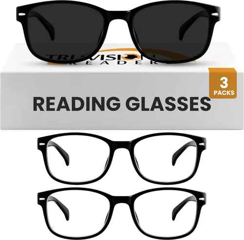 Miniatura 19 de TruVision 9505HP Reading Glasses - 1, 2, 3 Pack for Men & Women 9505 2 negro