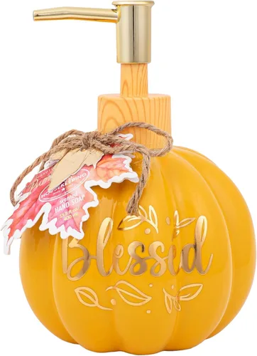 Miniatura 10 de Simple Pleasures Paquete de 3 dispensadores de jabón líquido para manos con aroma a gato, fantasma y calabaza, para otoño y Halloween, novedosos