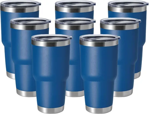 Miniatura 28 de Hasle Outfitters - Vaso de acero inoxidable de 30 onzas, taza de viaje con aislamiento al vacío de doble pared, taza de café aislada duradera, juego