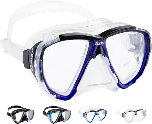 Miniatura 8 de Cressi Adult Dive Mask with Inclined Lens for Scuba Diving - Optical Lenses Available - Big Eyes - Made in Italy Negro/Negro