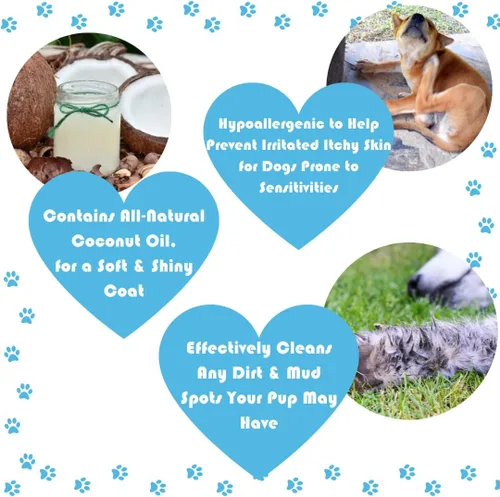 Miniatura 6 de Speak Pet Products Spray de baño natural sin agua, para perros, hipoalergénico sin perfume, 8 onzas