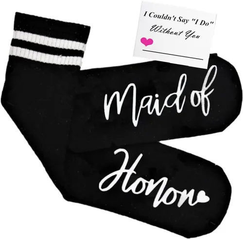Miniatura 28 de Regalos de dama de honor para mujeres, regalos de boda, propuesta, regalos de despedida de soltera, decoraciones de calcetines de novia..