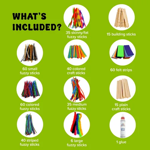 Miniatura 2 de Kit de Arte y Manualidades de Kid Made Modern – Un DIY de 1.7 kg de Suministros y Materiales de Manualidades para Proyectos Artísticos Creativos Kit