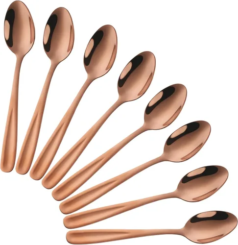Miniatura 16 de 8 Pieces Dessert Spoons Teaspoons Small Coffee Spoons Espresso Spoons, 5.5 Inch (black)