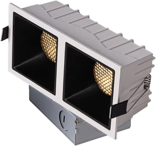Miniatura 8 de Aisilan - Iluminación empotrable cuadrada, regulable de 7 W, 3 pulgadas, luces LED empotrables con caja de conexiones, luz LED descendente
