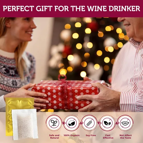 Miniatura 6 de Filtro de vino, paquete de 12 filtros de vino para histaminas y sulfitos, sulfito de vino e histamina, evita alergias al vino y dolores de cabeza