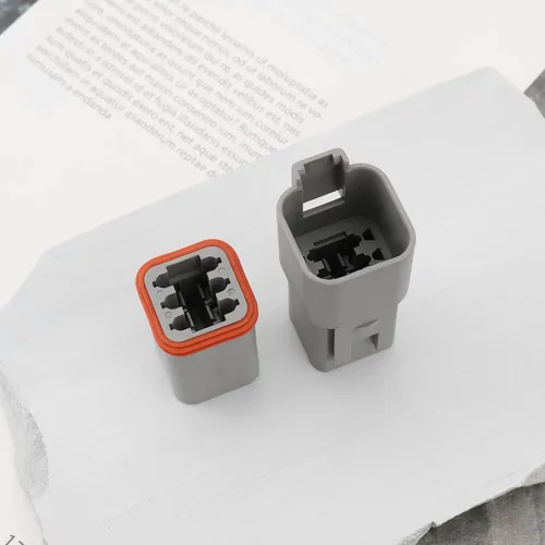 Miniatura 5 de ECSiNG Kit de conector eléctrico impermeable de 6 pines DT04-6P DT06-6S compatible con Deutsch compatible con enchufe sellado automotriz de la serie