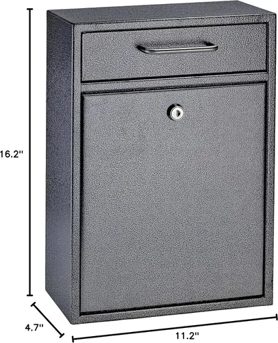 Miniatura 12 de Buzón de correo con caja de seguridad, de montaje en pared, 7413 Galaxia