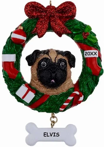 Miniatura 12 de Adorno de Navidad personalizado para mascotas de raza de perro (Beagle)