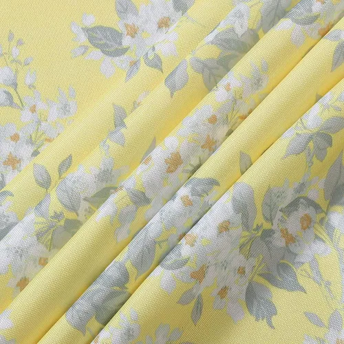 Miniatura 5 de Laura Ashley Mantel decorativo, resistente a las arrugas y a las manchas, repelente al agua a prueba de derrames, tela de poliéster lavable de fácil