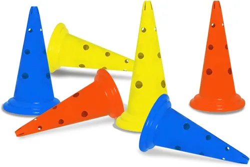 TNZMART Conos de entrenamiento de fútbol, conos de tráfico de plástico, para entrenamiento deportivo, agilidad, marcador de conos para juegos de