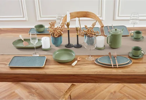 Miniatura 3 de Solino Home Camino de mesa de lino natural de 72 pulgadas de largo, 100% lino puro con vainica, peso medio, 14 x 72 pulgadas para cómoda, comedor