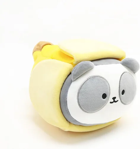 Miniatura 6 de Anirollz Kittiroll de peluche en atuendo de pastel enrollado – Animal de peluche kawaii con disfraz extraíble – Bonito juguete de peluche blando