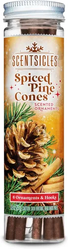 Miniatura 18 de Scentsicles - Varillas aromáticas de adorno de otoño y manzanas, 1 botella (6 varillas en total)