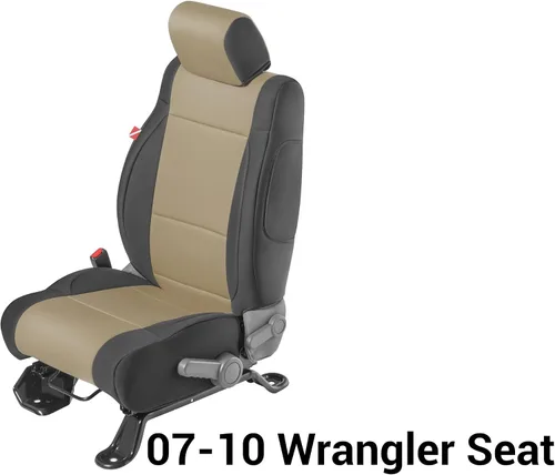 Miniatura 6 de Diver Down Neoprene Seat Cover Set - Fits Jeep JK 2007-2018 Wrangler 2-Door - Front and Back Seat Set - Custom Fit - Soft Padded Cushion Feel
