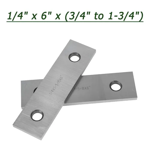 Miniatura 3 de 9 pares 1/4 x 6 maquinista bloque paralelo herramienta conjunto, 0.0002 paralelismo 3/4 a 1-3/4 precisión de acero de aleación emparejado barra