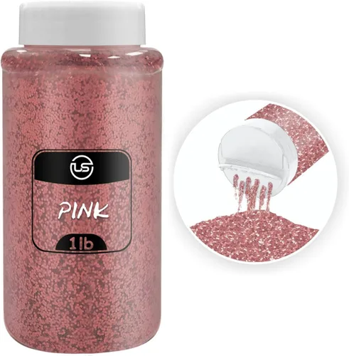 Miniatura 16 de Purpurina navideña para manualidades, 1 libra cada una (4 libras en total) con purpurina fina para manualidades, paquete de 4 confeti de Navidad